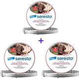 3 Coleiras Seresto Antipulga Carrapato Caes Gatos Acima 8kg