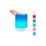 Alto-falante Sem Fio Com Lâmpada De Toque Bluetooth 3w Com Bateria De 1200mah