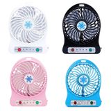 Mini Ventilador Elétrico Portátil Com Bateria De Lítio E Carregamento Usb