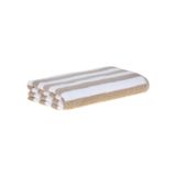 Toalha De Piscina Buddemeyer 500 G/m Listrada Bege