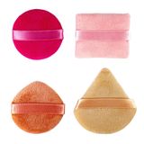 Kit Esponja Aveludada Makeup Quadrada Redonda Gota Triângulo
