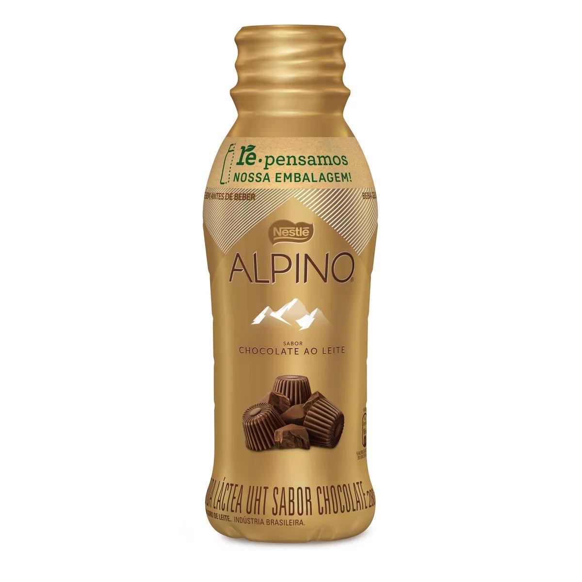 Bebida Láctea Alpino 280ml 6 Unidades