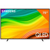 Smart Big Tv 75 Polegadas Samsung Qled 4k Com Gaming Hub, Qn75q60da