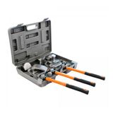 Kit De Martelo E Tasso Bremen C/7pcs Em Aco C/maleta