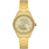 Relógio Orient Feminino Ref: Fgss1254 C3kx Casual Dourado