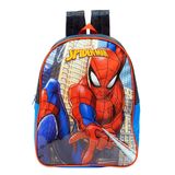 Mochila Infantil Costas Homem Aranha Média Ref 10663 Xeryus