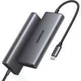 Adaptador Hub Usb-c 3.2 10 Gbps Leitor De Cartão Pd 100w