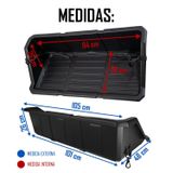 Caixa Organizadora Carga Tg Poli Medida Externa 105x48x26cm