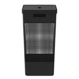 Cesto De Roupa Suja Tampa Grid 49l Organizador Área Serviço