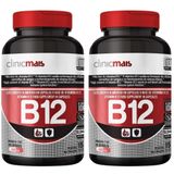 Kit 2x Vitamina B12 Vegana 414% 30 Cápsulas - Clinicmais