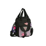 Bolsa Transversal Preta Luluca Oficial Nylon Shoulder Bag