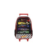 Mochila De Rodinhas Luxcel Hot Wheels 43x31x16cm 21 Litros