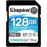 Cartão Memória Kingston Sd Xc 128gb Canvas Go Plus 170mb/s