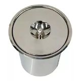 Lixeira De Embutir 05 Litros Inox Pias Bancadas Mármores