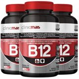 Kit 3x Vitamina B12 Vegana 414% 30 Cápsulas - Clinicmais