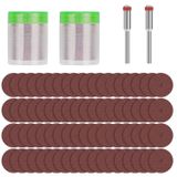 Kit 60 Discos De Corte 24mm Com 2 Haste 3mm Micro Retíficas