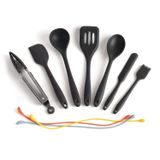 Kit De Utensílios De Silicone Com 8 Peças Amarrador - Oikos