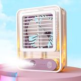 Mini Ar Ventilador Umidificador Climatizador