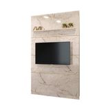 Painel Para Tv 65 Polegadas Do Piso Ao Teto Interlagos Cor Calacata Off White - Madetec