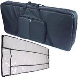 Kit Capa Teclado Acolchoada 6/8 Extra Luxo Com Cobertura 6/8