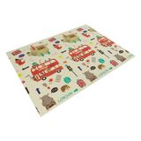 Tapete De Atividades Tatame Infantil 195x150 Dupla Face 6mm