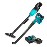 Kit Aspirador A Bateria Makita 18v Dcl180zb + Soprador 18v
