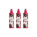 Ativador De Cachos Salon Line Sos Recar Queratina 300ml- 3un