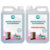 Resina Para Artesanato Alta Espessura Ag 1,3kg