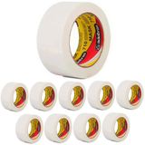10 Rolos Fita Crepe Larga Adesiva Papel 48mm X 50 Metros