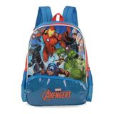 Mochila Infantil Original Vingadores Marvel Avengers - Azul