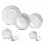 Aparelho De Jantar 42 Pcs Madeleine Branco Porto Brasil