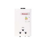 Aquecedor Branco Gás Gn Autom Analóg Rinnai Reum110cfhbne