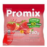 Refresco Pó Promix Caixa Com 10 Unidades De 250g - Morango