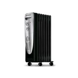 Aquecedor A Óleo Mondial 1500w - Preto E Prata - 127v - A-06