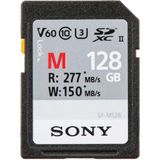 Cartão De Memória Sony Sd Xc 128gb Sf-m 277mb/s V60 Uhs-ii