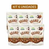 Kit 6x: Granola Cacau E Coco Sem Glúten Vitalin 200g