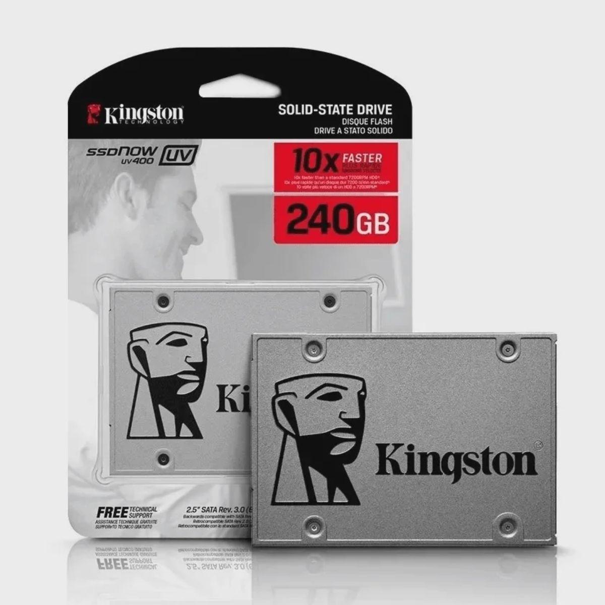 Hd Ssd 240 Gb Sata 3 Kingston A400 2,5 Novo Lacrado