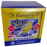 Kit 12 Encordoamentos Violão Canário Giannini 6 Cordas Nylon
