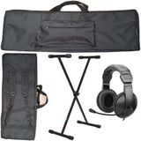 Kit Capa Teclado Master Luxo Roland Xps10 + Suporte + Fone
