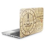 Skin Adesivo Protetor Para Notebook 14 Wide Gravity Falls B1
