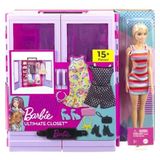 Barbie Closet Luxo Fashionista E Acessórios Guarda Roupa