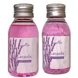 Kit Espuma E Sais De Banho Lavanda Relaxa Hidromassagem