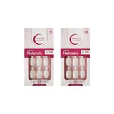 Unhas Postiças Fhaces Natural Oval Com 24un - 2un