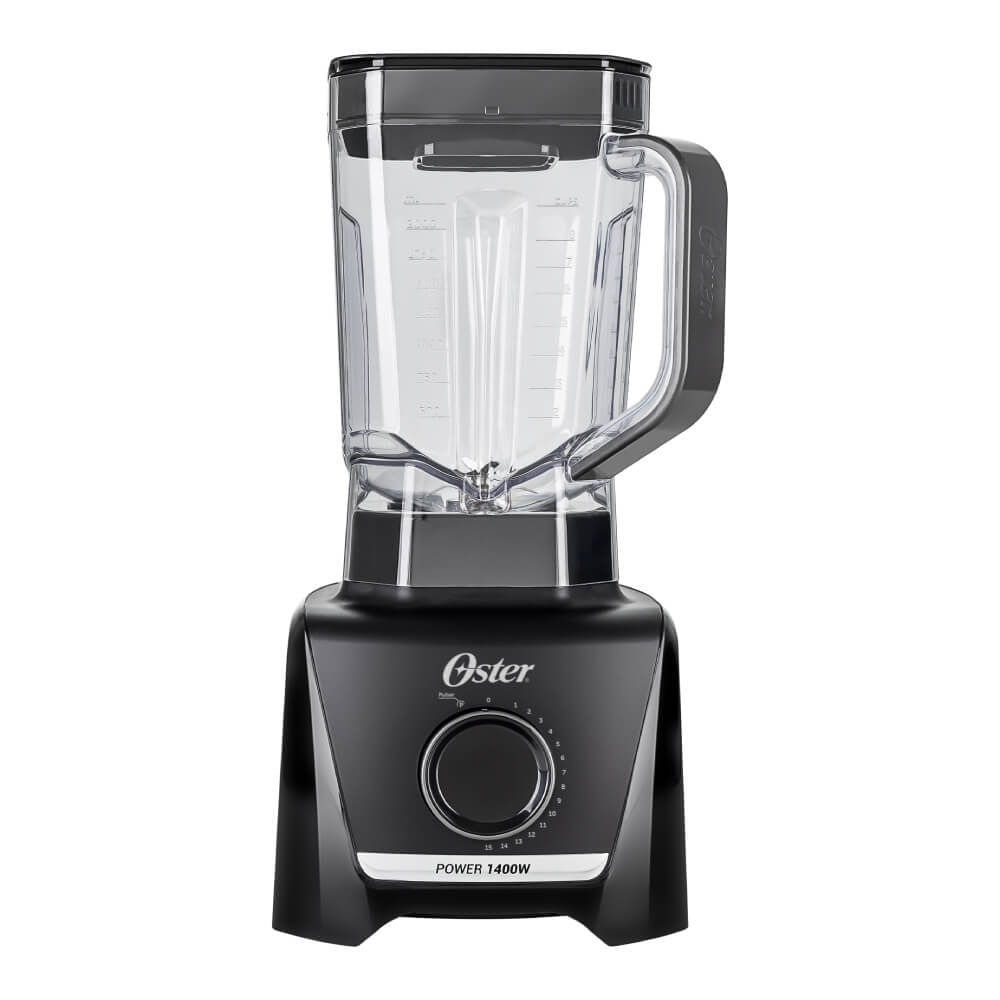 Liquidificador Oster 3,2l 1400w Jarra De Plástico 15 Velocidades E Função Pulsar Preto