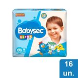 Fralda Descartável Babysec Ultra Jumbo Galinha Pintadinha Extra Extra Grande - 8 Pacotes Com 16 Tiras