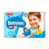 Fralda Descartável Babysec Ultra Jumbinho Galinha Pintadinha Extra Extra Grande 8 Embalagens C/ 12 Tiras