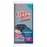 Pack De Esponjas Diamond Esfrebom 3un - Bettanin