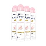 Kit Desodorante Aerosol Dove Beauty Finish - Edição Limitada 150ml - 4 Unidades