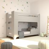 Beliche Infantil Em Mdf 140cmx195cm Lumi Cinza