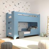 Beliche Infantil Em Mdf 140cmx195cm Lumi Azul